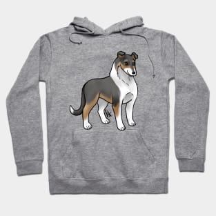 Dog - Smooth Collie - Tri-color Hoodie